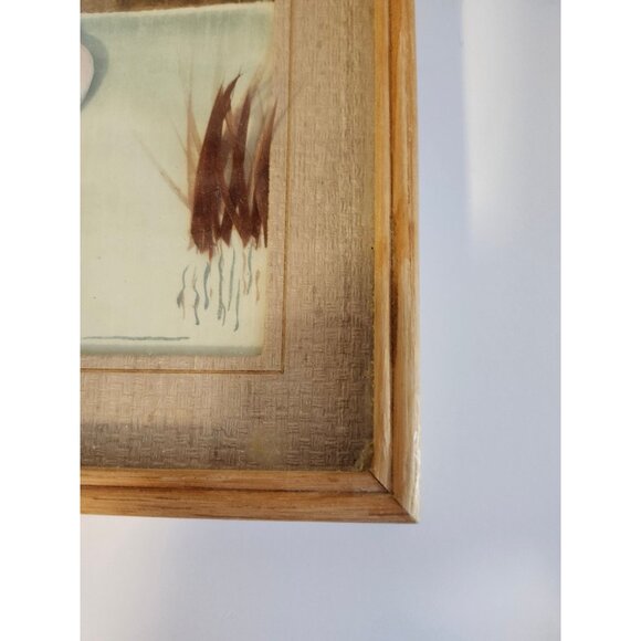 Diorama Crane Birds 1960s Chinese Wall Art 3D Showcase - Picture 4 of 10